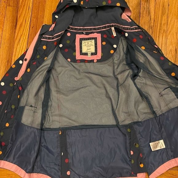 Joules Polka Dot Rainy Day Slicker Size 11-12 years - Picture 10 of 14